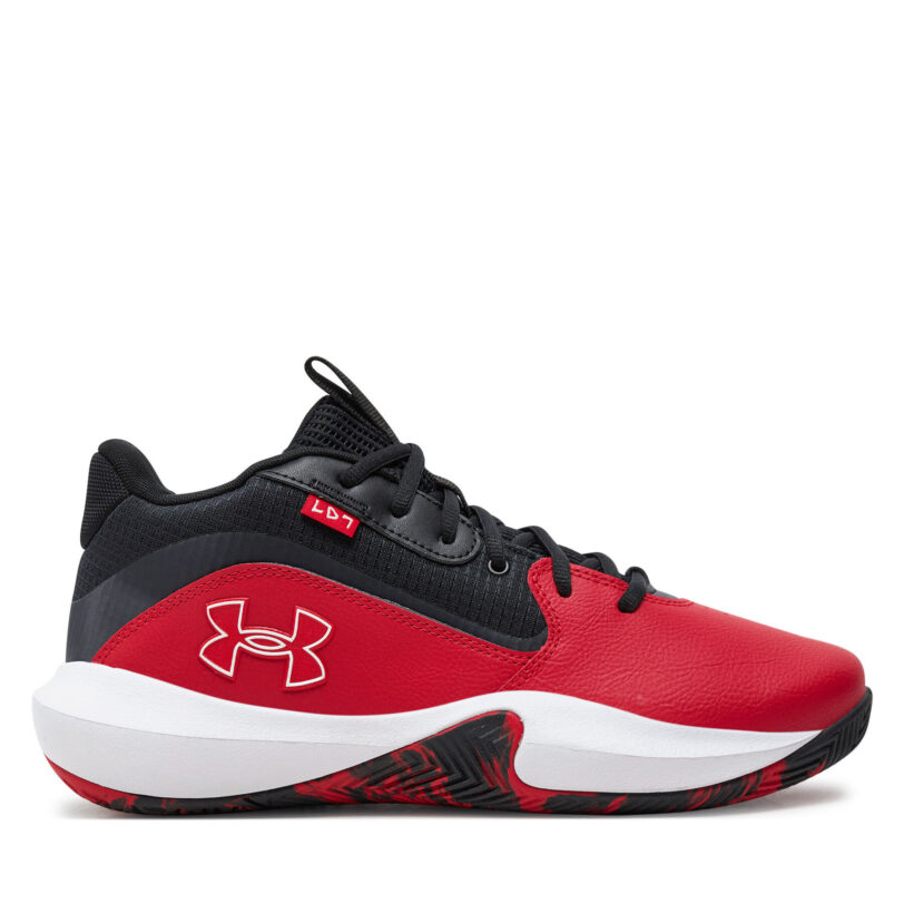 Обувки за баскетбол Under Armour Ua Lockdown 7 3028512-600 Червен цвят на ниска цена