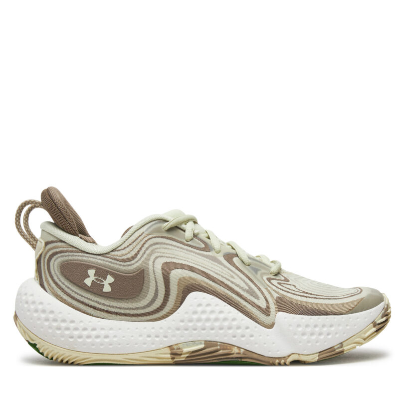 Обувки за баскетбол Under Armour Ua Spawn 6 Camo 3028341-200 Сив цвят на ниска цена