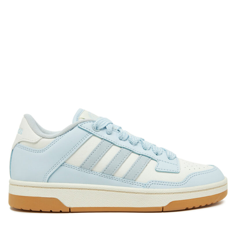 Обувки за баскетбол adidas Rapid Court Low JR3163 Светлосиньо цвят на ниска цена