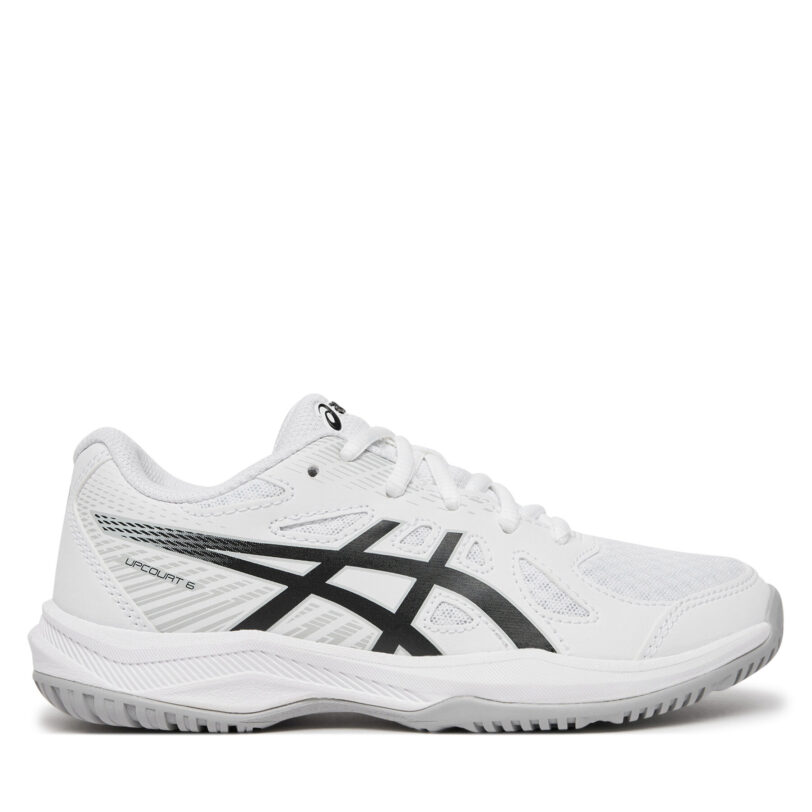 Обувки за зала Asics Upcourt 6 Gs 1074A045 Бял цвят на ниска цена