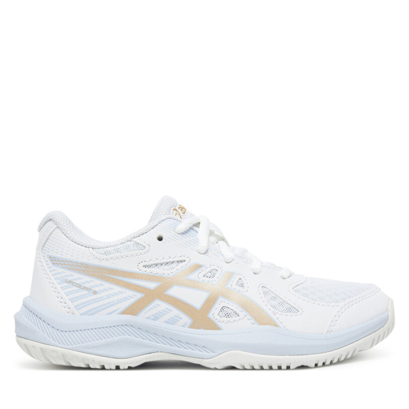 Обувки за зала Asics Upcourt 6 Gs 1074A045 Бял цвят на ниска цена
