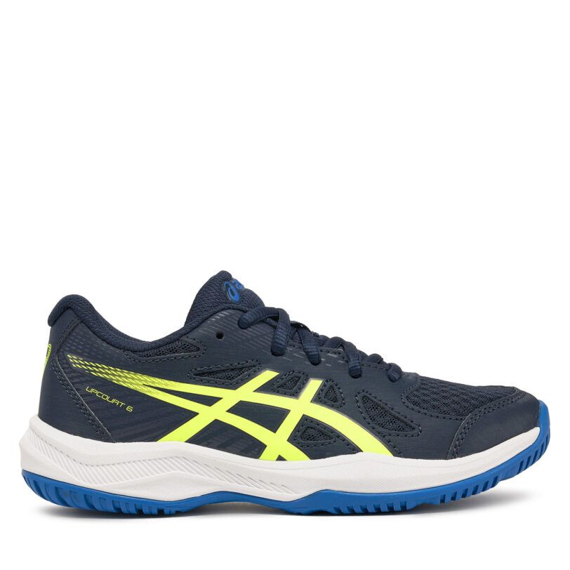 Обувки за зала Asics Upcourt 6 Gs 1074A045 Тъмносин цвят на ниска цена
