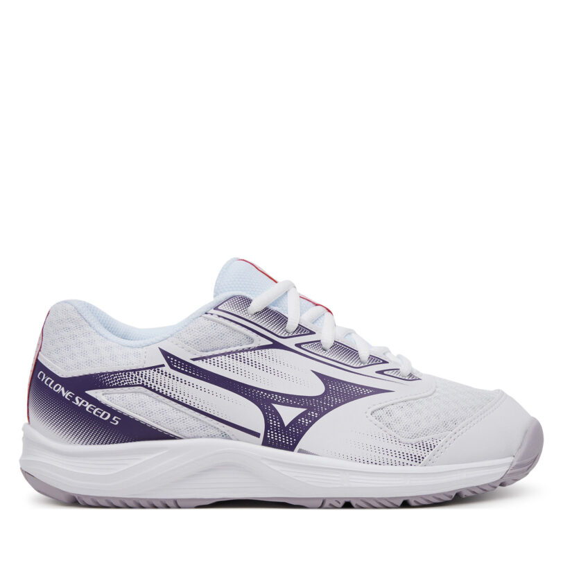 Обувки за зала Mizuno Cyclone Speed 5 V1GC258035 Бял цвят на ниска цена