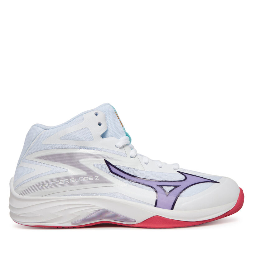 Обувки за зала Mizuno Hunder Blade Z Mid V1GC2375 Бял цвят на ниска цена