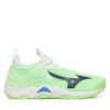 Обувки за зала Mizuno Wave Momentum 3 V1GA2312 Зелен цвят на ниска цена