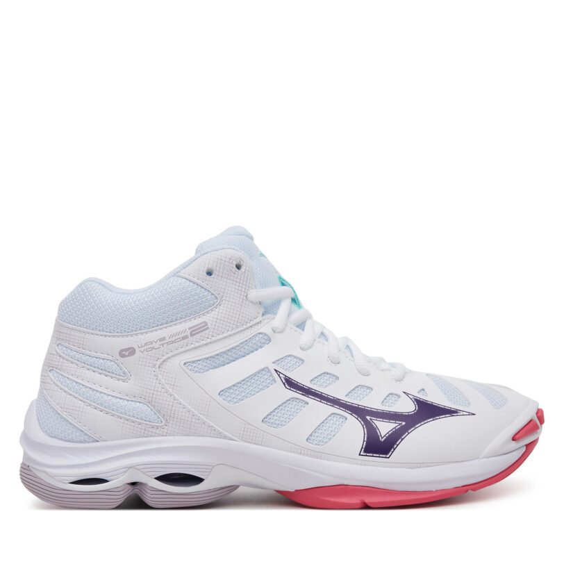 Обувки за зала Mizuno Wave Voltage 2 Mid V1GC2465 Бял цвят на ниска цена