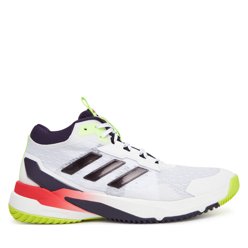 Обувки за зала adidas Crazyflight 6 Mid HP7037 Бял цвят на ниска цена