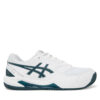 Обувки за тенис Asics Gel-Dedicate 8 Clay 1041A448 Бял цвят на ниска цена