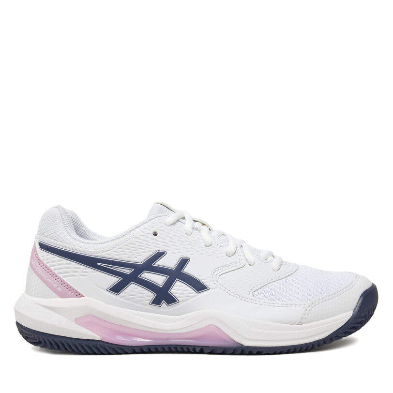 Обувки за тенис Asics Gel-Dedicate 8 Clay 1042A255 Бял цвят на ниска цена