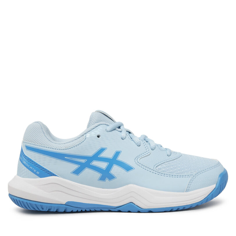 Обувки за тенис Asics Gel-Dedicate 8 Gs 1044A077 Светлосиньо цвят на ниска цена