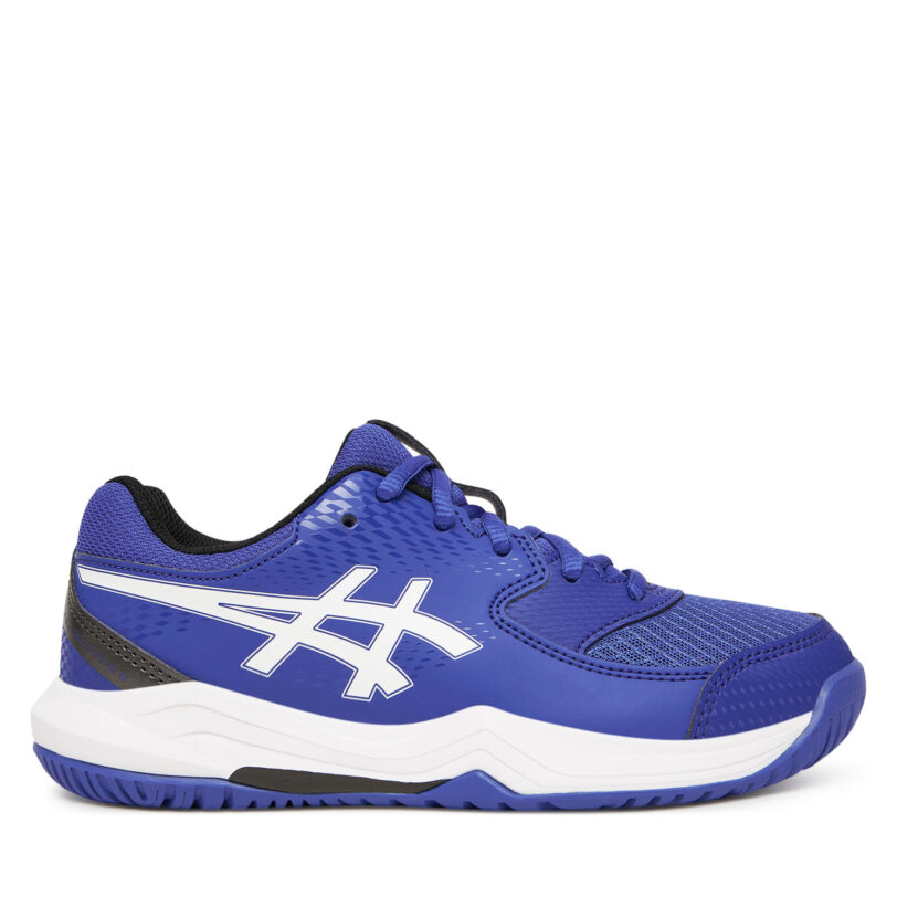 Обувки за тенис Asics Gel-Dedicate 8 Gs 1044A077 Тъмносин цвят на ниска цена