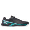 Обувки за тенис Wilson Rush Pro 4.0 Bla Clay WRS333350 Черен цвят на ниска цена