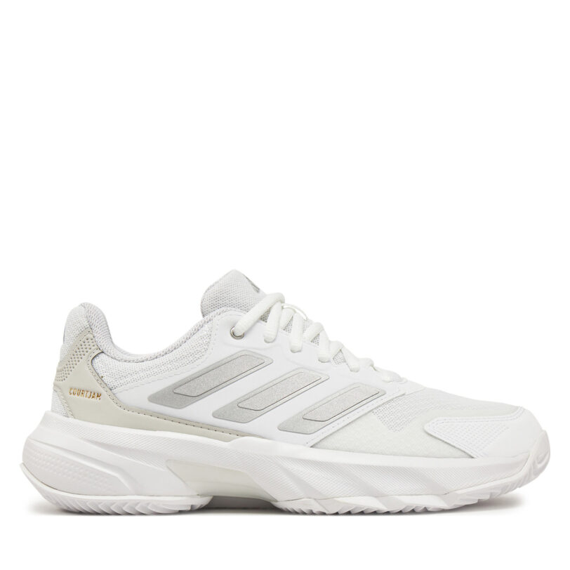 Обувки за тенис adidas Courtjam Control 3 Clay JS2894 Бял цвят на ниска цена