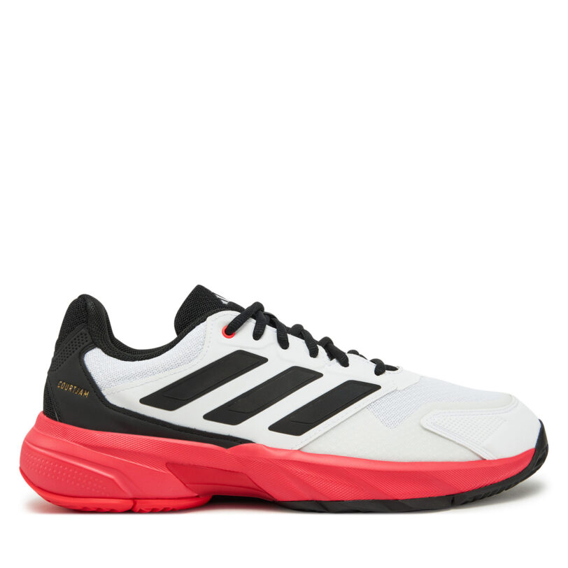 Обувки за тенис adidas Courtjam Control 3 IH3092 Бял цвят на ниска цена