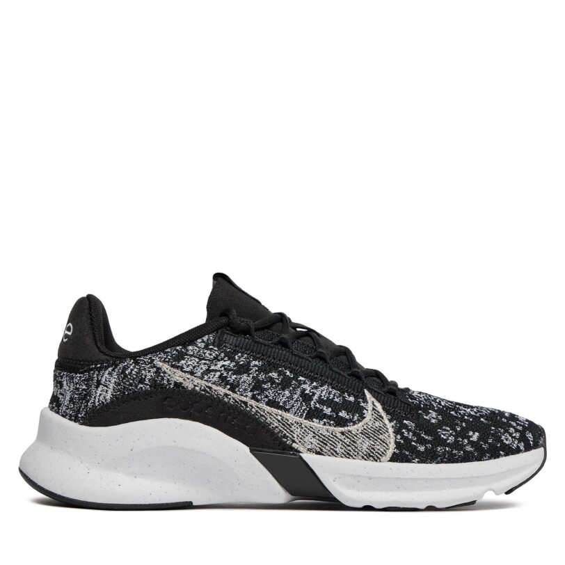 Обувки за фитнес зала Nike SuperRep Go 3 Nn Fk DH3393 010 Черен цвят на ниска цена