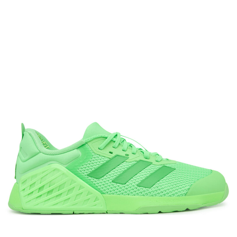 Обувки за фитнес зала adidas Dropset 3 strength training JR1666 Зелен цвят на ниска цена