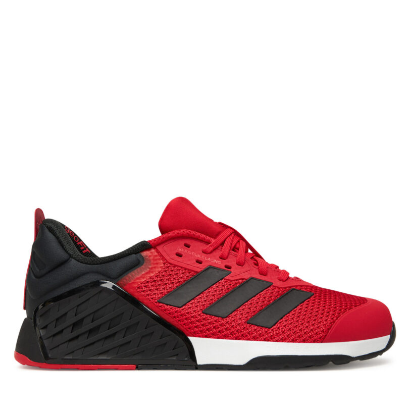 Обувки за фитнес зала adidas Dropset 3 strength training JR1669 Червен цвят на ниска цена