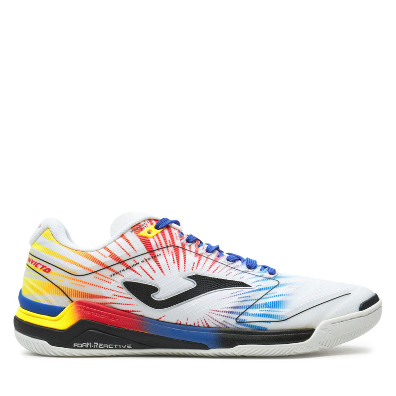 Обувки за футбол Joma Invicto Indoor INVW2476IN Бял цвят на ниска цена