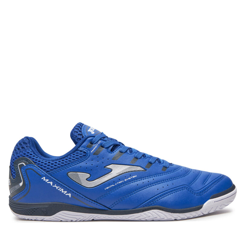 Обувки за футбол Joma Maxima Indoor MAXW2404IN Син цвят на ниска цена
