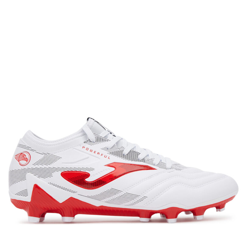 Обувки за футбол Joma Powerful 2502 POWS2502FG Бял цвят на ниска цена