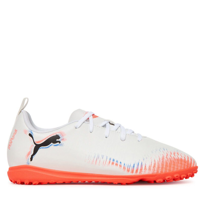 Обувки за футбол Puma Future 8 Play Tt Jr 108626 01 Бял цвят на ниска цена