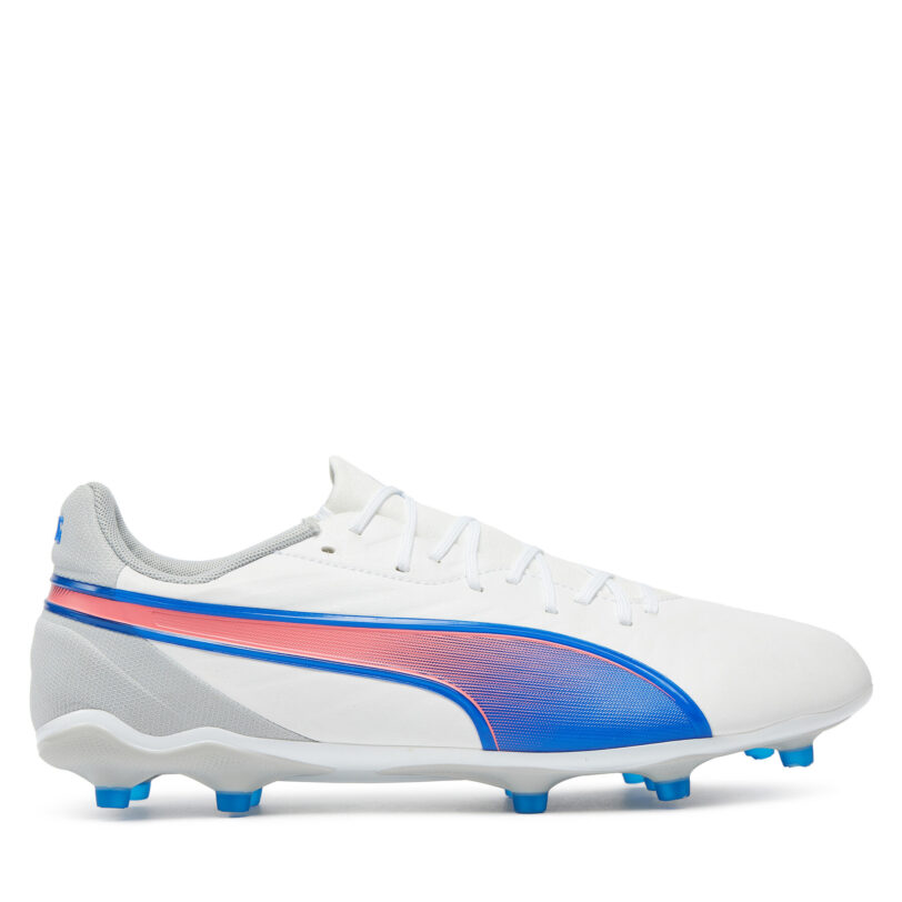 Обувки за футбол Puma King Match Fg/Ag 107863 Бял цвят на ниска цена