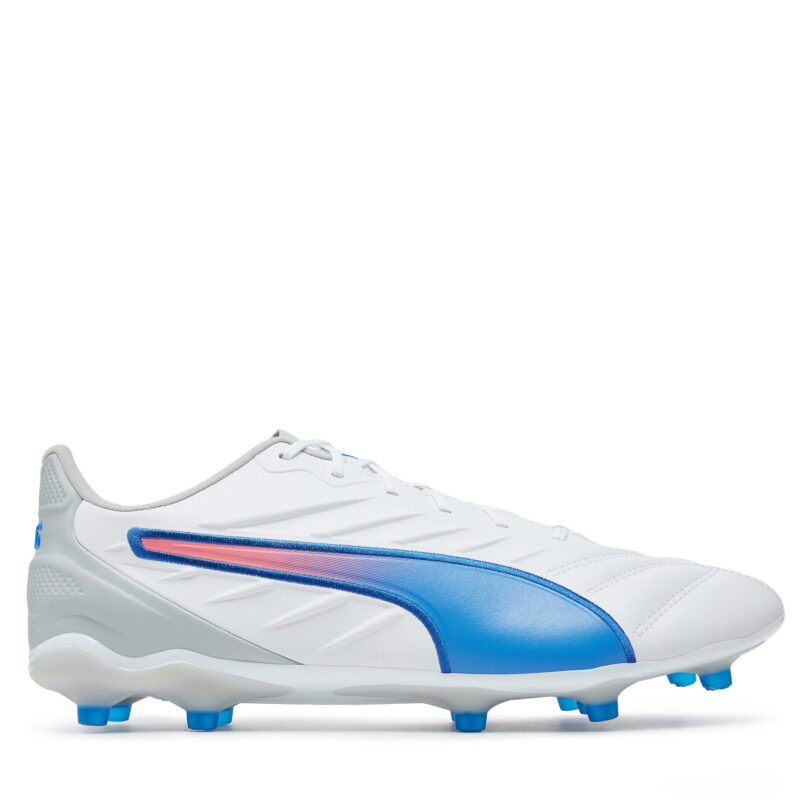Обувки за футбол Puma King Pro Fg/Ag 107862 Бял цвят на ниска цена