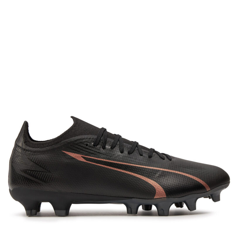 Обувки за футбол Puma Ultra Match Fg/Ag 10775402 02 Черен цвят на ниска цена