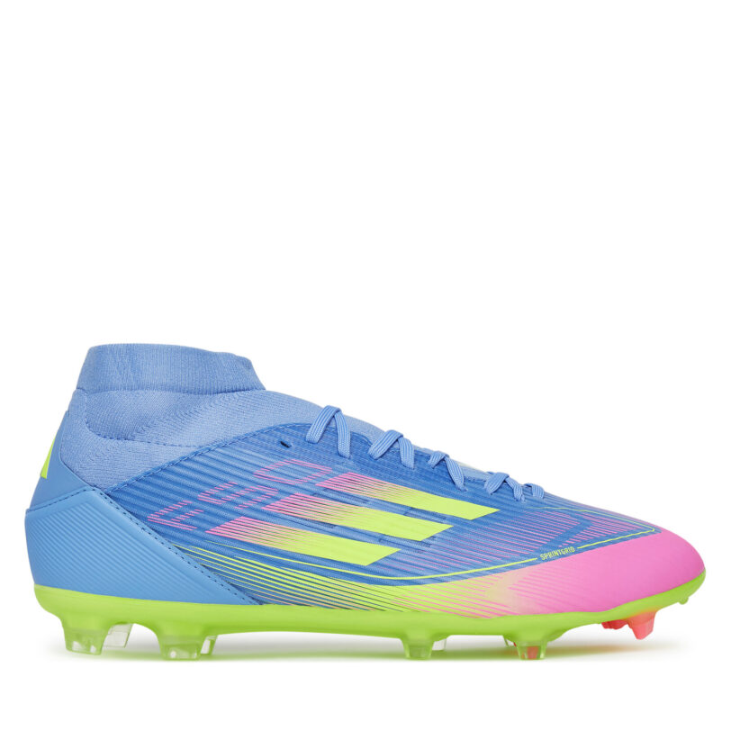Обувки за футбол adidas F50 League Mid Firm/Multi-Ground JI0436 Тъмносин цвят на ниска цена