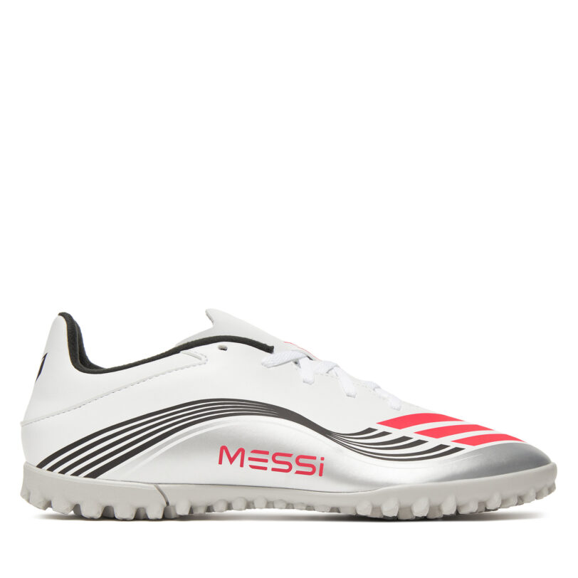 Обувки за футбол adidas F50 Messi Club JP7445 Бял цвят на ниска цена