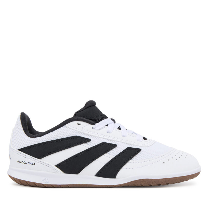 Обувки за футбол adidas Predator Club Sala JR7026 Бял цвят на ниска цена