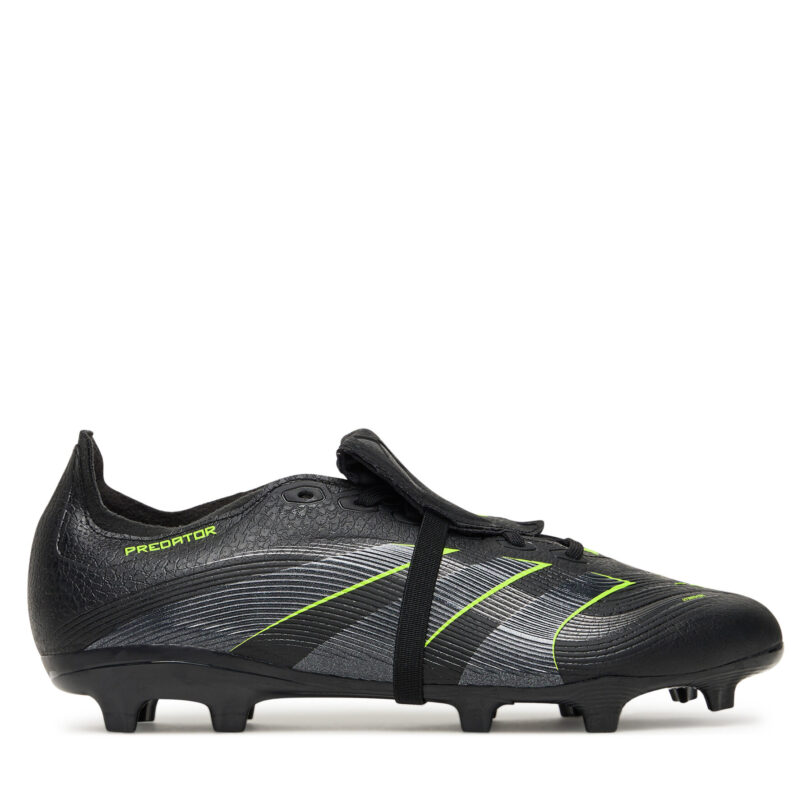 Обувки за футбол adidas Predator League Fold-Over Tongue JI1110 Черен цвят на ниска цена