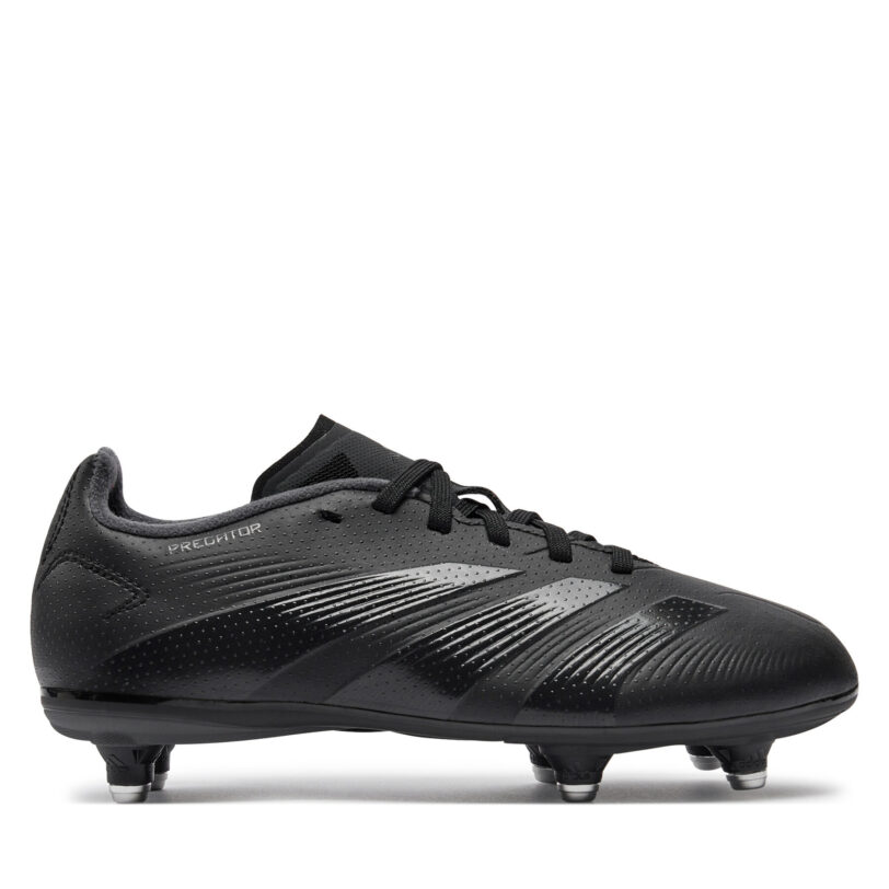 Обувки за футбол adidas Predator League Sg J IG7737 Черен цвят на ниска цена