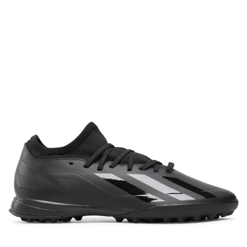 Обувки за футбол adidas X Crazyfast.3 Turf Boots ID9336 Черен цвят на ниска цена