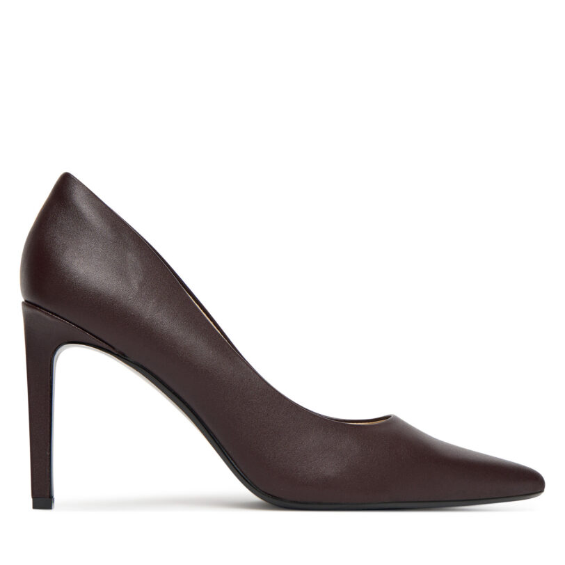 Обувки на ток Calvin Klein Ess Stiletto 90 HW0HW02608 Бордо цвят на ниска цена