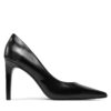 Обувки на ток Calvin Klein Heel Pump 90 - Brush L HW0HW02263 Черен цвят на ниска цена
