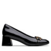 Обувки на ток Clarks Nyta45 Court 26181317 Черен цвят на ниска цена