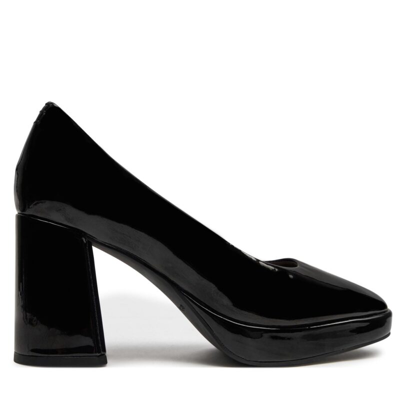 Обувки на ток Clarks Zoya85 Court 26176364 Черен цвят на ниска цена