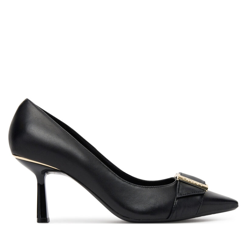 Обувки на ток DKNY K3544717 Черен цвят на ниска цена