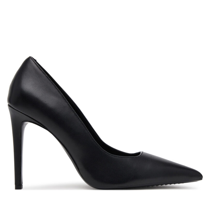 Обувки на ток DKNY Mickel K1510523 Черен цвят на ниска цена