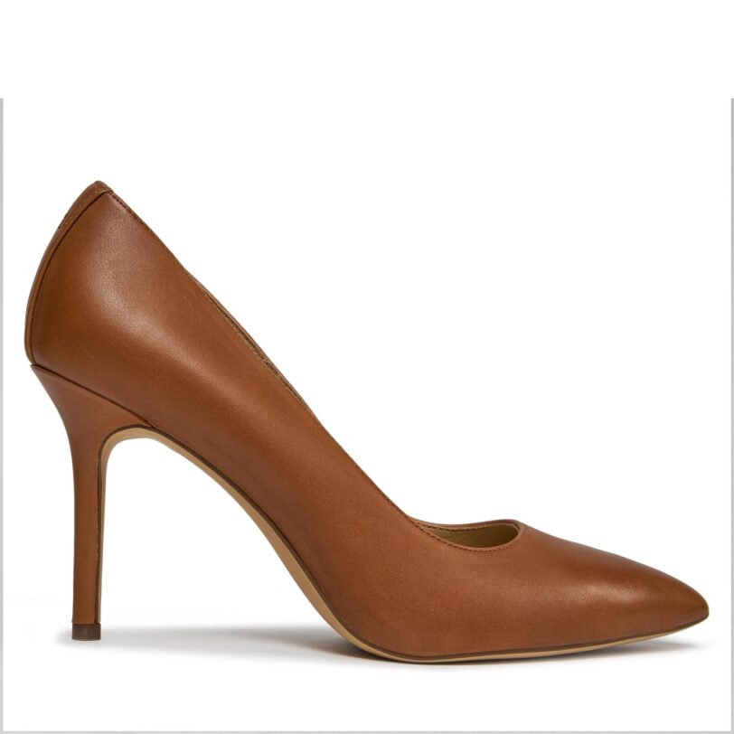 Обувки на ток LAUREN RALPH LAUREN 802940580002 Кафяв цвят на ниска цена