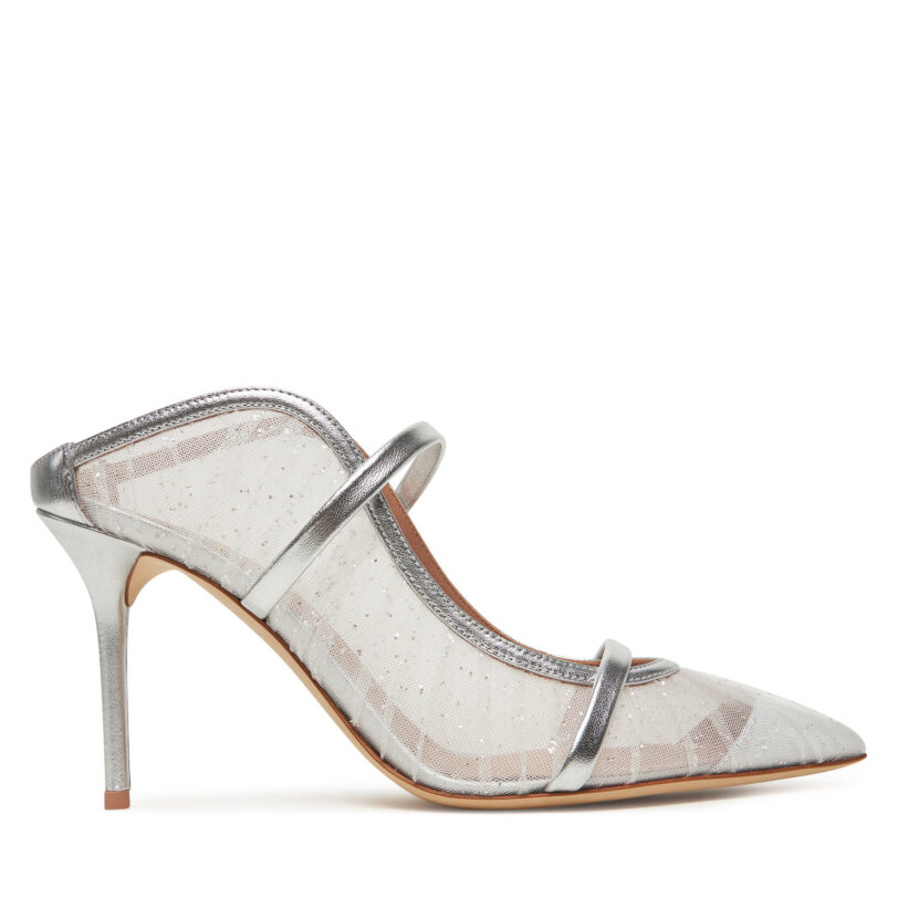 Обувки на ток MALONE SOULIERS Maureen 85-263 Сребрист цвят на ниска цена