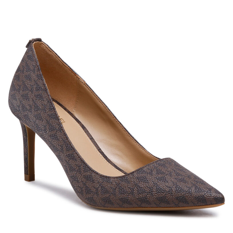 Обувки на ток MICHAEL Michael Kors Alina Flex Pump 40F2HNMP1B Кафяв цвят на ниска цена