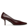 Обувки на ток Max Mara 2524526171600 Бордо цвят на ниска цена