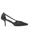 Обувки на ток Max Mara Strawpump 2514521312600 Черен цвят на ниска цена