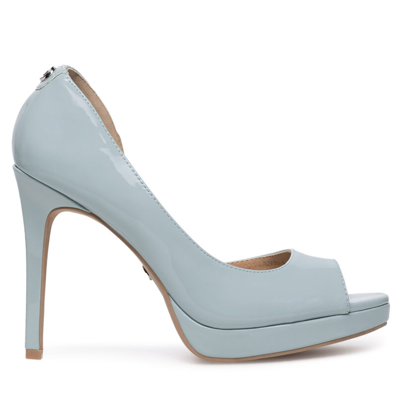 Обувки на ток Nine West WFA2733-1 Светлосиньо цвят на ниска цена
