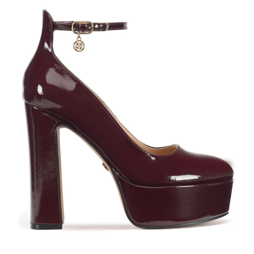 Обувки на ток Nine West WFA3040-1 Бордо цвят на ниска цена