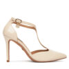 Обувки на ток Nine West WS21582-01 Бежов цвят на ниска цена