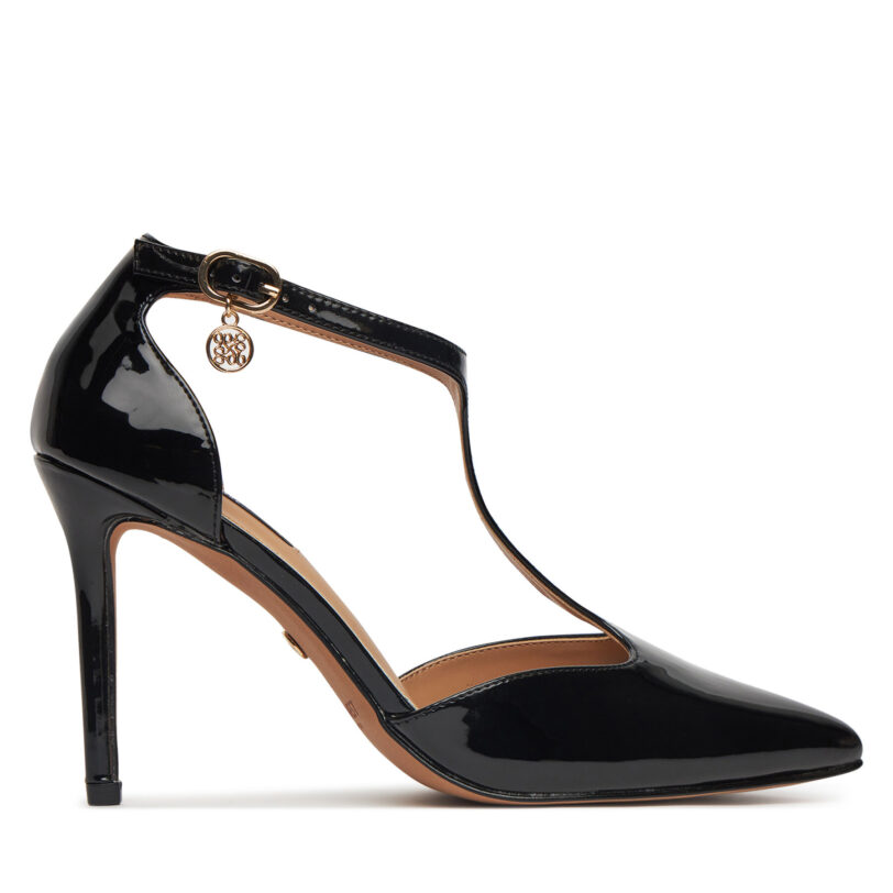Обувки на ток Nine West WS21582-01 Черен цвят на ниска цена