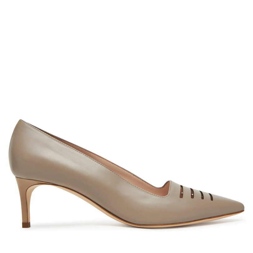 Обувки на ток Pollini PA10145C0MPA210A Бежов цвят на ниска цена